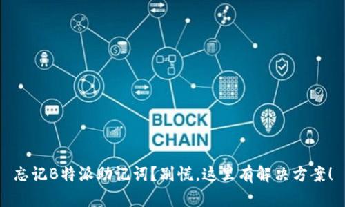 忘记B特派助记词？别慌，这里有解决方案！