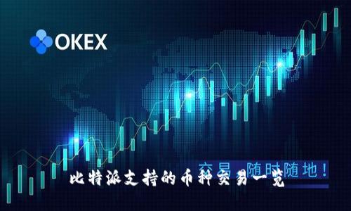 比特派支持的币种交易一览